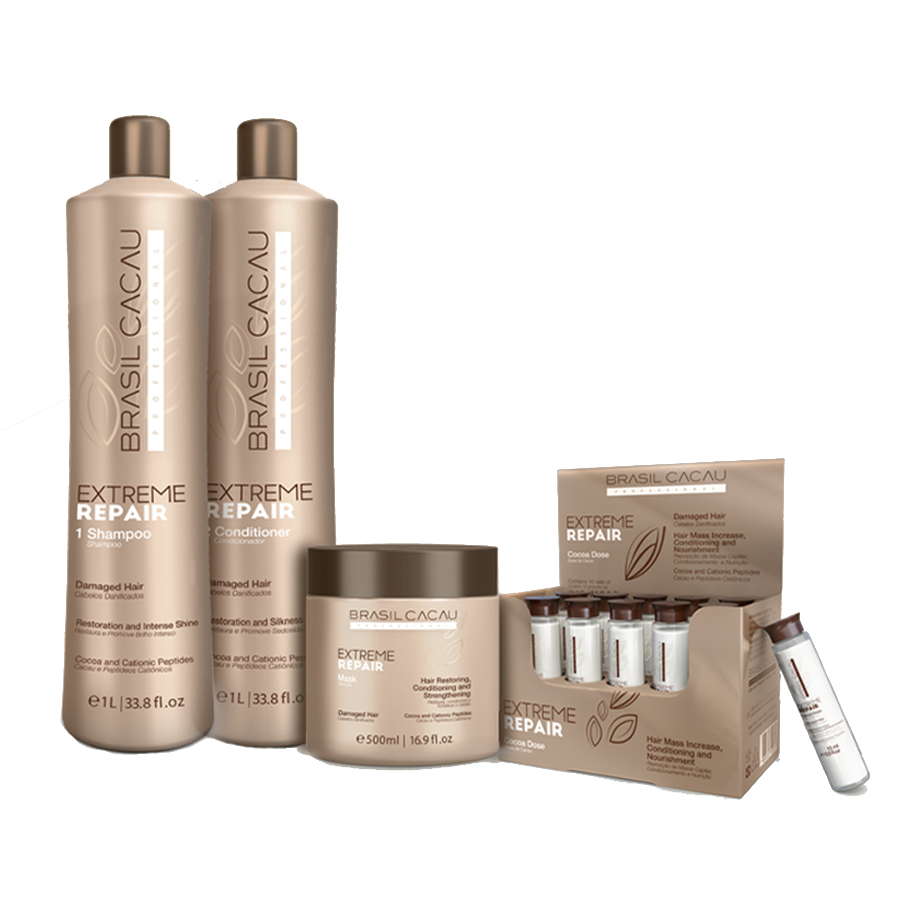 BRASIL CACAU EXTREME REPAIR CADIVEAU Tratamientos  el cuidado del cabello