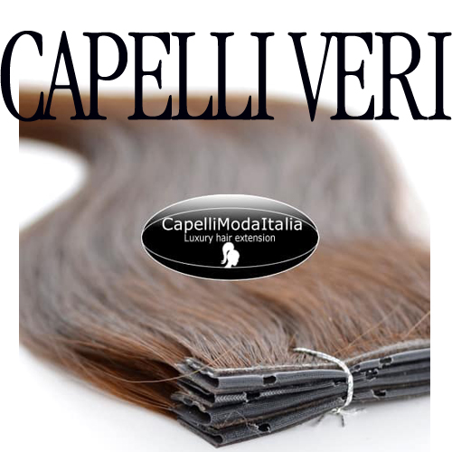 MICRORING DUBBELBAND FÖRLÄNGNING - CAPELLI EXTENSION MODA ITALIA